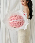 ช่อกุหลาบสีชมพู 30 ดอก