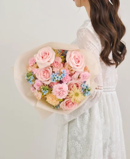 Soft Pink Pastel (round-M)