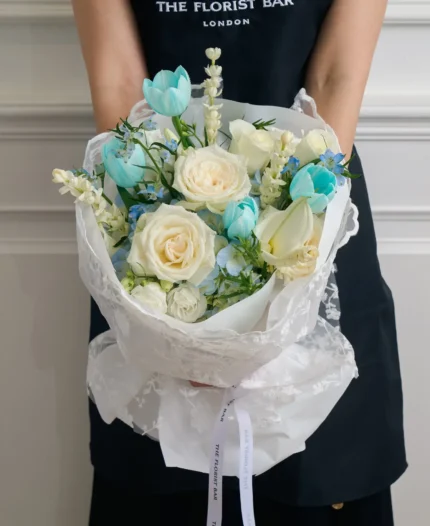 White&Blue Lace (round-s)